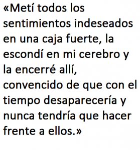 Meti todos mis sentimientos